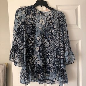 Floral MK a blouse